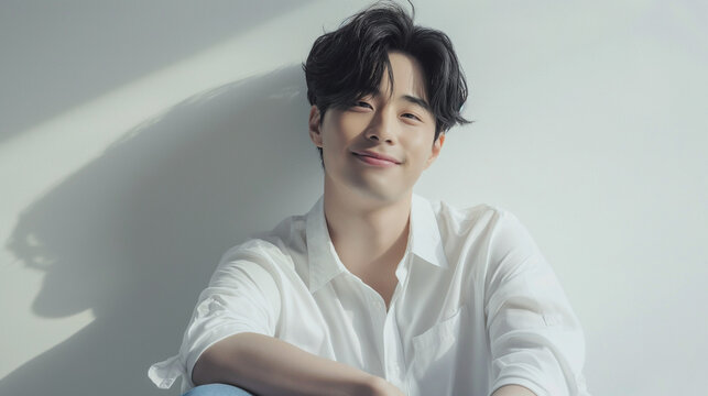 韓国人男性フリー素材