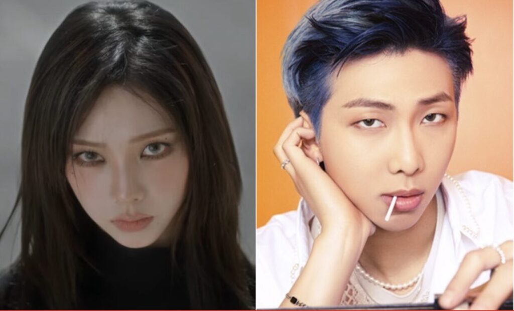 カリナの歴代彼氏4人目:RM(2023年11月頃/SNSでの共通点・音楽の趣味)|信憑度★☆☆☆☆