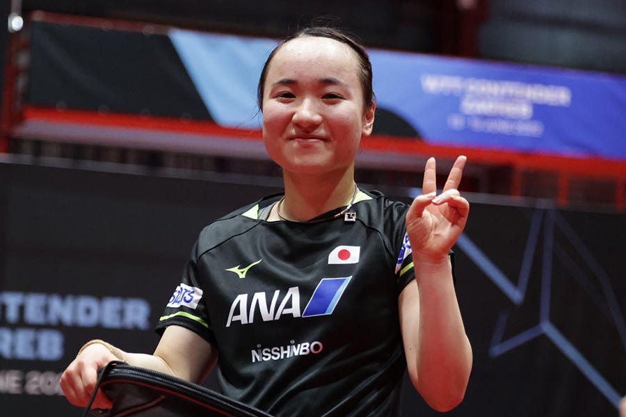 伊藤美誠が今季初V！単複で2冠達成！平野美宇との3年ぶりの『みうみま』対決を制す【卓球 WTTザグレブ】｜テレ東卓球NEWS：テレ東
