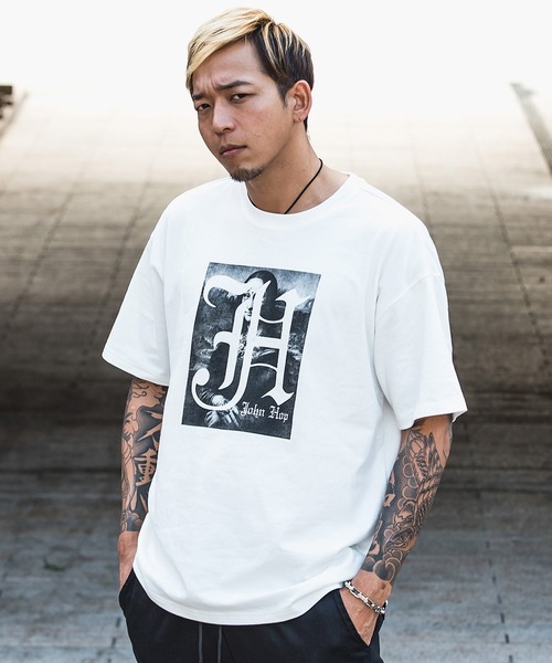 tシャツ 「人気Youtuberジャックポット/しんりプロデュースブランド」John Hop/MonaLisa TEE メンズ